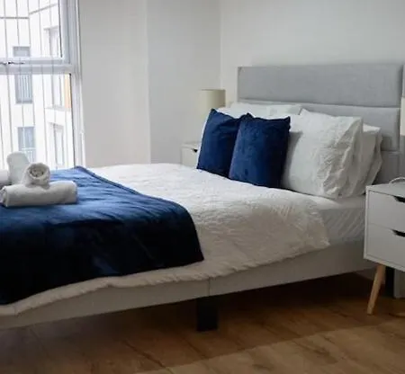 Modern Central Apartment - City Centre - Fast Wifi - Near Utilitia Arena & Icc Birmingham Buitenkant foto